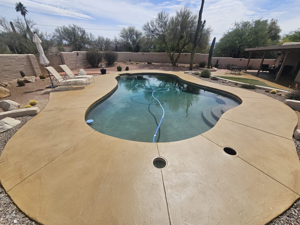 Pool deck