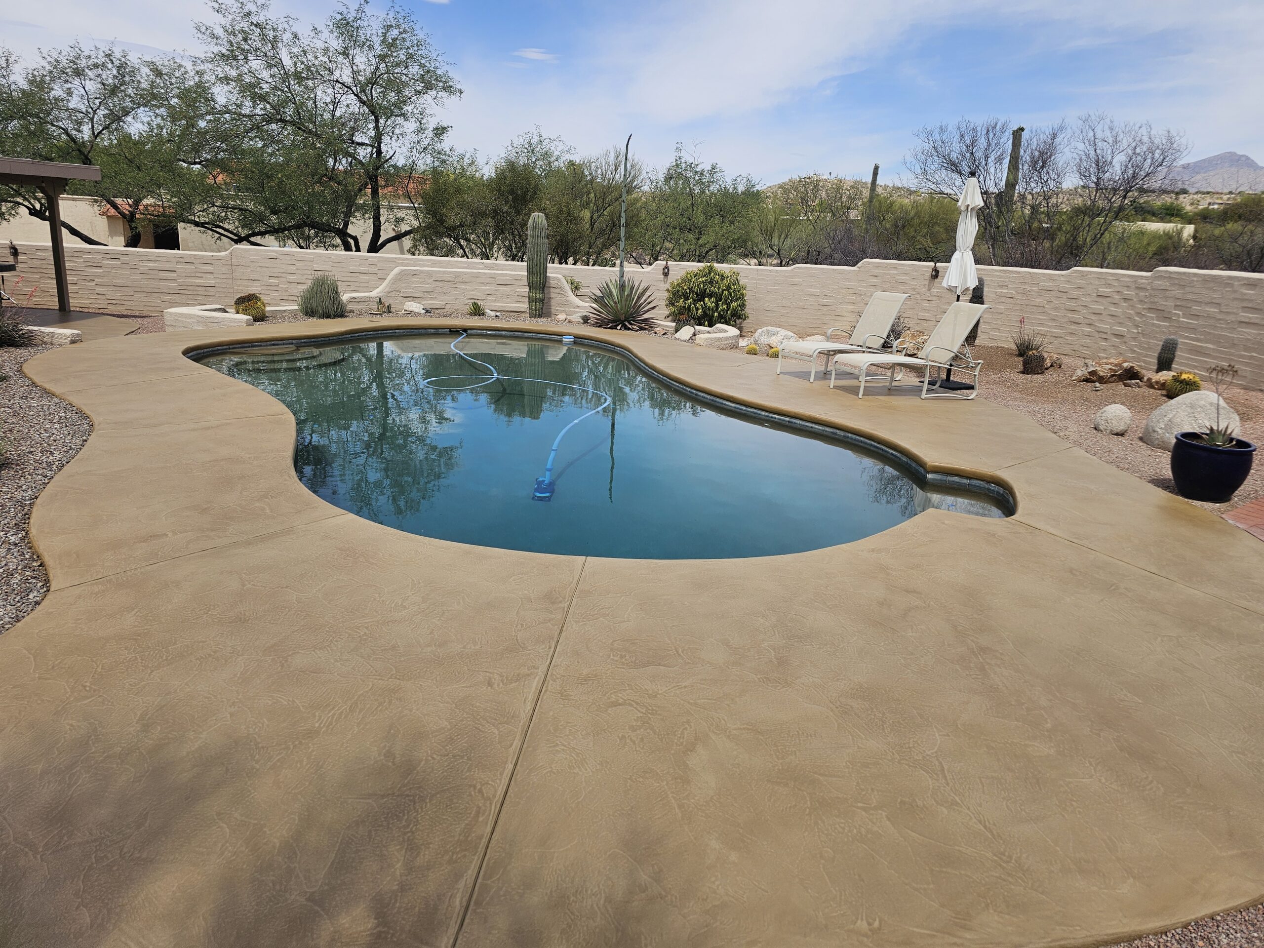 Pool deck